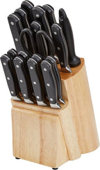 Amazon Basics 18-Piece Premium High-Carbon Stainless Steel Kitchen Knife Set - Image 6