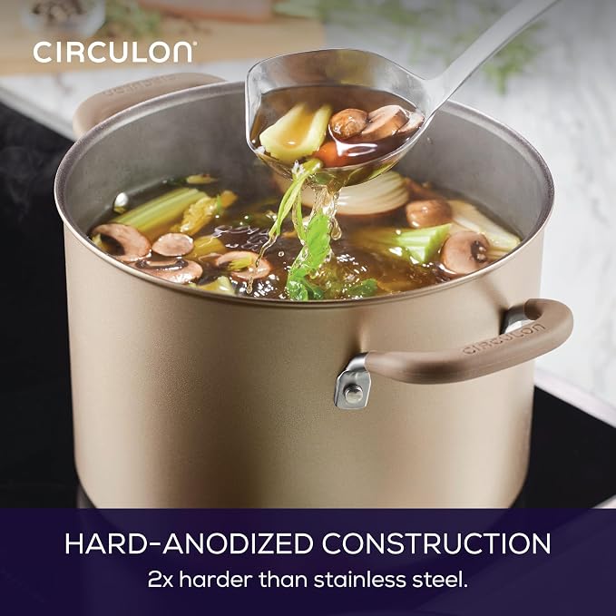 Circulon Premier Professional Hard Anodized Nonstick Cookware Induction Pots - Image 3