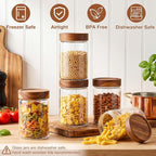 CONNOO 28oz Glass Storage Jars - Image 5