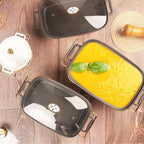 9" x 6" Ceramic Rectangular Casserole Dish - Image 4