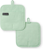 KITCHENAID Gourmet Series Gridlines Pot Holders 2-Pack Set, Heat Resistant up by KitchenAid