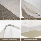 BALEINE 2 Pack Fabric Closet Storage Bins - Image 5