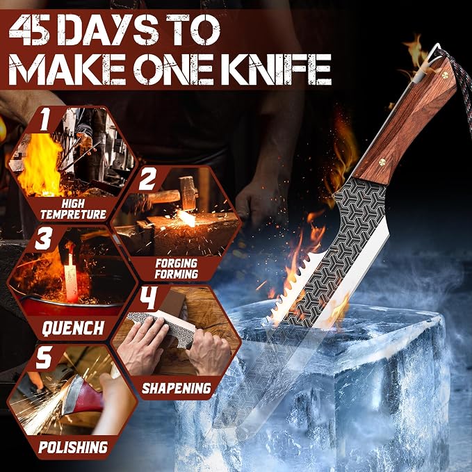 ROCOCO Butcher Meat Cleaver Knife - Image 3