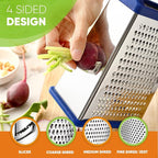 Spring Chef Stainless Steel XL Parmesan Cheese Grater - Image 6