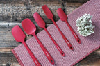 KITCHENLOVE Premium 600°F Heat Resistant 5 Piece Silicone Spatula Set - Image 9