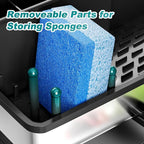 Ewaiira Stainless Steel Sink Caddy, Sponge Holder - Image 9