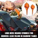 KJE 19 Pcs Automotive Funnel Set, Spout Replacements, Plastic Wide Mouth - Image 5