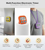 Digital Timer for Classroom Teachers Students, Magnetic Kitchen Countdown Timer - Image 2
