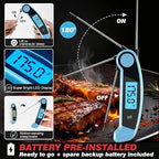 Meat Thermometer Digital Waterproof Instant Read Thermometer - Image 3