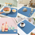 GeeRic Microfiber Dish Drying Mat, Super Absorbent Kitchen Dish Drying Pad - Image 5