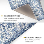 Chinoiserie Floral Dish Drying Mat - Image 3
