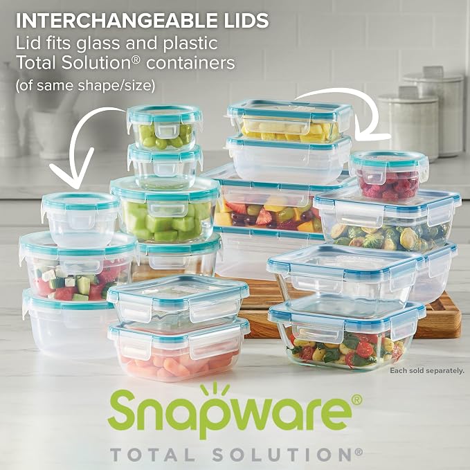 Snapware Plastic Total Solution 3-Pack Food Storage Containers Set, Leakproof & - Image 8