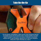 AccuSharp 2-Step Coarse and Fine Rods Knife Sharpener, Restores & Sharpens - Image 4