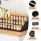 RCHYFEED Spice Rack Organizer for Cabinet, 3 Tier Spice Rack Expandable - Image 6