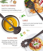 Kitchen Utensils Set-12 Pieces Silicone Cooking Utensils Set 392°F Heat - Image 6