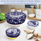 5-Size Reusable Beeswax Bowl Covers - Image 4