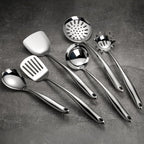 304 Stainless Steel Cooking Utensils Set, Mirror Polished Kitchen Gadget - Image 7