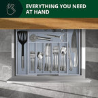 ROYAL CRAFT WOOD Luxury Bamboo Kitchen Drawer Organizer - Image 3