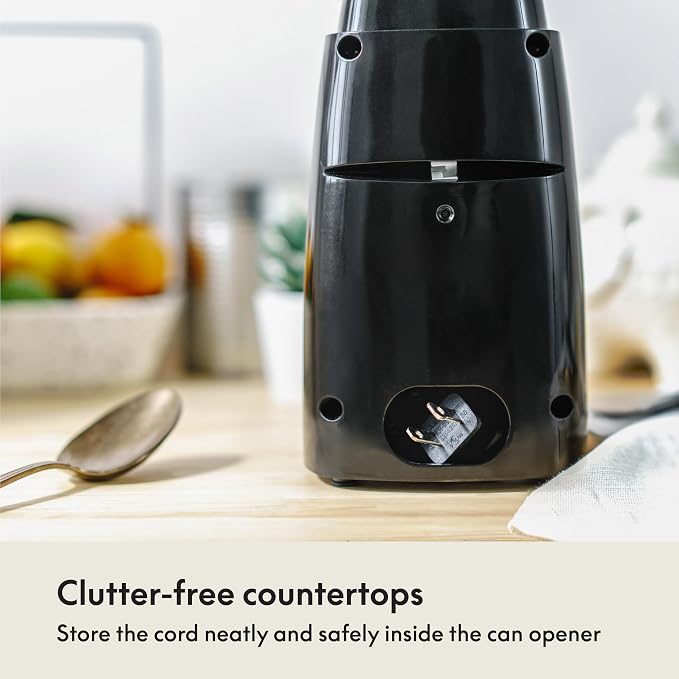 bella Electric Can Opener and Knife Sharpener, Removable Cutting Lever - Image 5