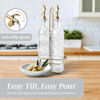 COOK WITH COLOR Glass Olive Oil Bottle Dispenser - Image 5
