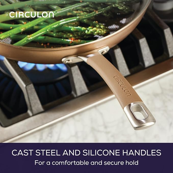 Circulon Premier Professional Hard Anodized Nonstick Cookware Induction Pots - Image 7