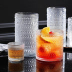 Glavers 2 Gallon Beverage Dispenser Clear Glass Hobnail Beaded Jug, Tight Lid - Image 3
