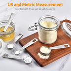 U-Taste Teaspoon Tablespoon Measuring Spoons: 18/8 Stainless Steel Measure - Image 8