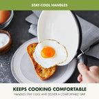 GreenPan Rio 11" Square Griddle Pan, Ceramic Nonstick Cookware, PFOA and - Image 5