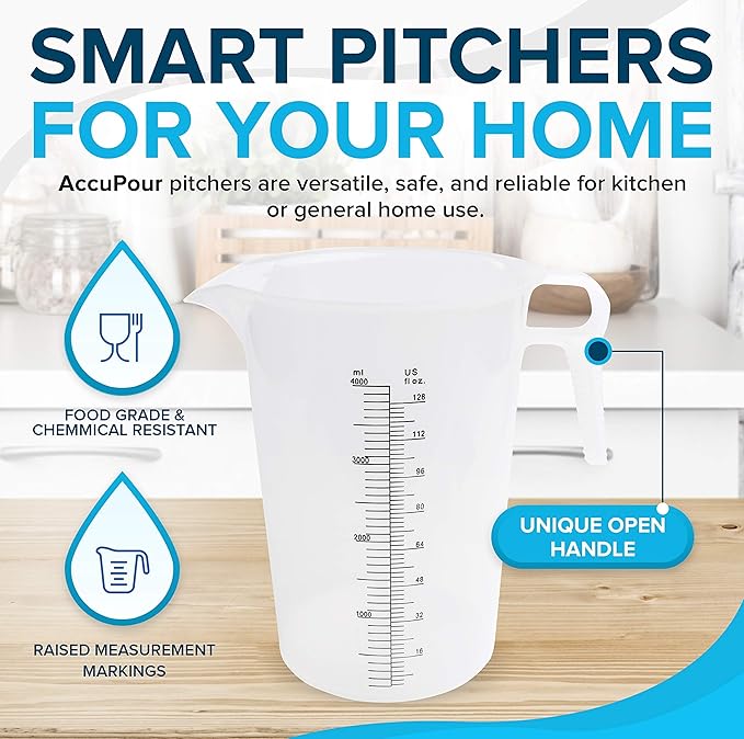 ACCUPOUR 16oz Measuring Pitcher, Pool and Lawn - Image 2