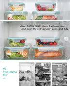 6-Pack Borosilicate Glass Food Storage Containers Set - Image 7