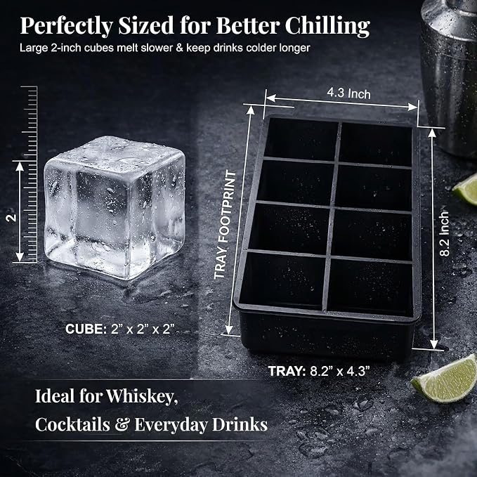 Large Silicone Ice Cube Tray - Image 2