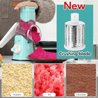 Ourokhome Rotary Cheese Grater Hand Crank, Kitchen Shredder Speed Mandolin - Image 3