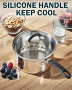 Cook N Home 1 Quart Stainless Steel Saucepan - Image 4