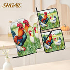 Oven Mitts and Hot Pads Set - Image 2