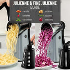 Zulay Kitchen Rotary Cheese Grater 5 Blade Cheese Shredder - Image 6
