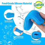 Geloo.Silicone Sponge Dish Brush, Double Sided Cleaning Brush - Image 5