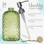 JASAI 18Oz Tea Green Soap Dispenser - Image 2