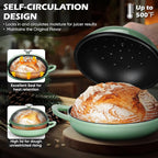 Bread Dutch Oven for Sourdough Baking, Joyfair Enameled Cast Iron Dutch Oven Pot - Image 3