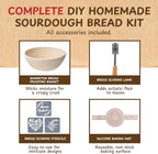 Complete Sourdough Bread Starter Kit, Glass Sourdough Starter Jar Kit & Tons of - Image 7