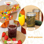 Eathtek 8 oz Mason Jars 20 Pack, 240ml Mini Canning Jars - Image 5