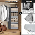 GRANNY SAYS 4-Shelf Hanging Organizer, Closet Hanging Shelves, Closet Hanging - Image 7