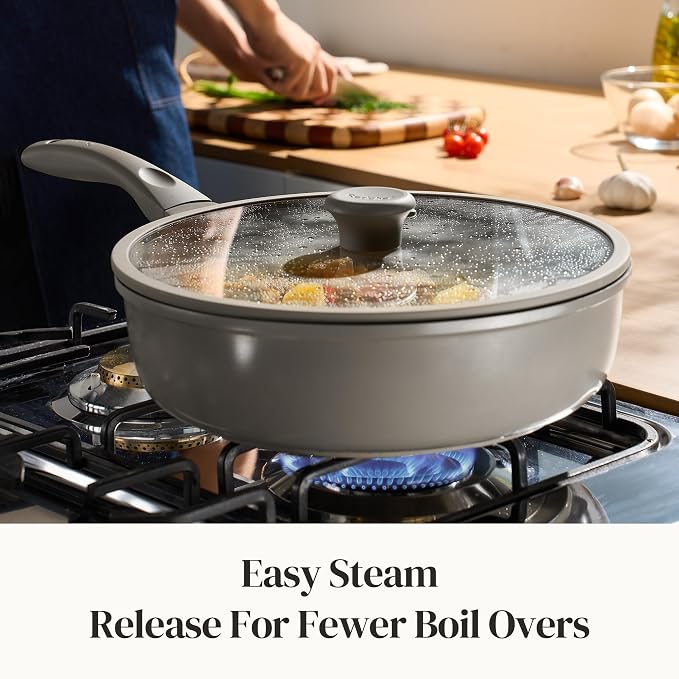 Redchef Deep Ceramic Frying Pan - Image 3