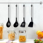 Pleafind 4-Pcs Silicone Cooking Utensils Set, Wok Utensils Set Include Wok Ladle - Image 6