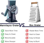 Rotary Cheese Grater Cheese Shredder, Cheese Grater Handheld - Image 3