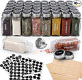 Antimbee 40-Pack 3.5 OZ Glass Spice Jars by Antimbee