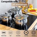 Daniks Classic 2 Quart Stainless Steel Stock Pot - Image 5