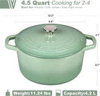 VORRINGARD Enameled Cast Iron Dutch Oven Pot - Image 2