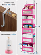 JARLINK 2 Pack Over The Door Organizer Storage, 5 Shelf Hanging Door Organizer - Image 3