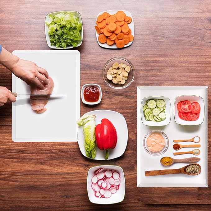 ZVP Disposable Cutting Boards, Collapsible Cutting Board Sheet, Plastic Cutting - Image 6