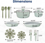 GoodCook Ceramic Cookware Set 14-Piece - Image 5